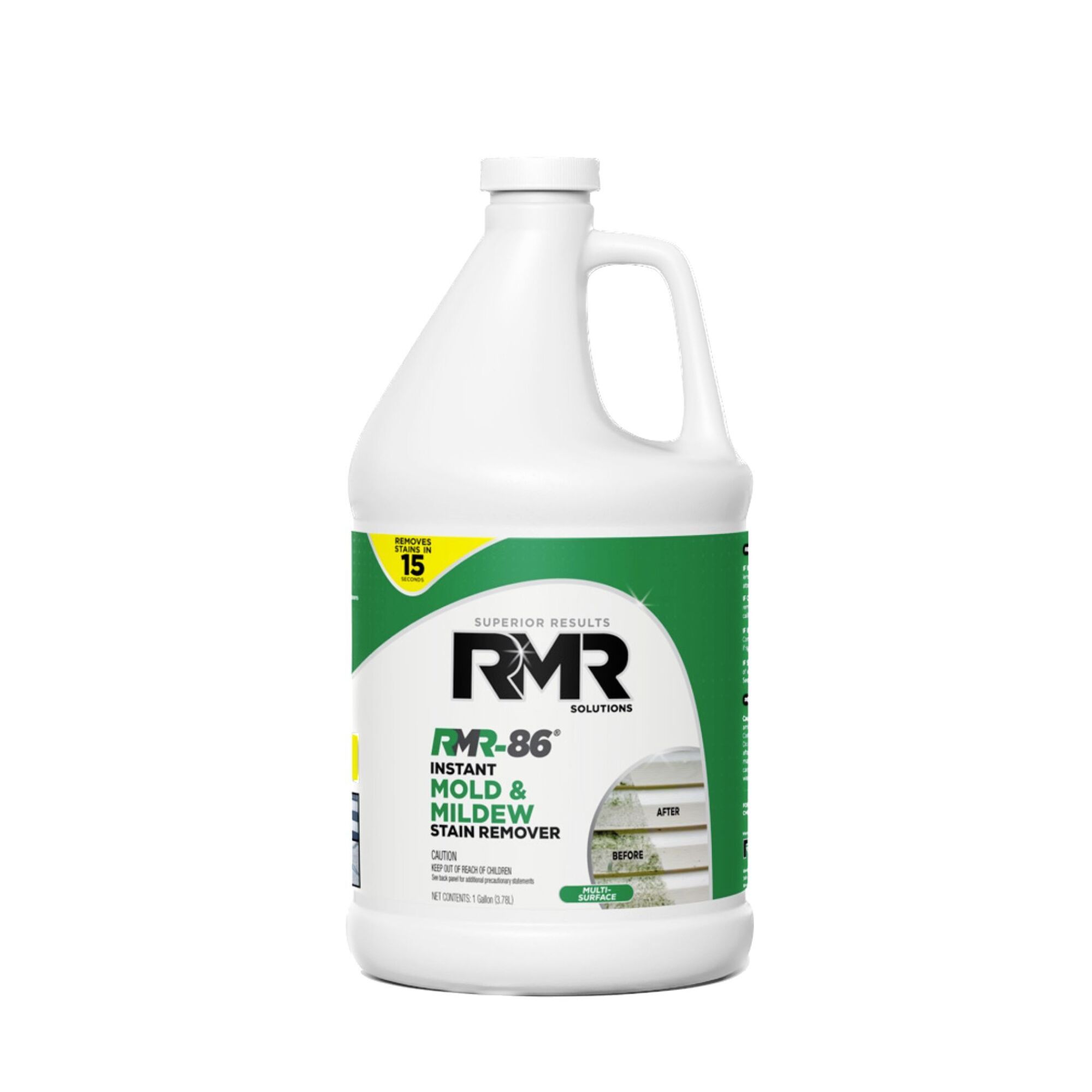 RMR-86 Instant Mold & Mildew Stain Remover — 1 Gal., No Scrub Formula, Model# RMR86G